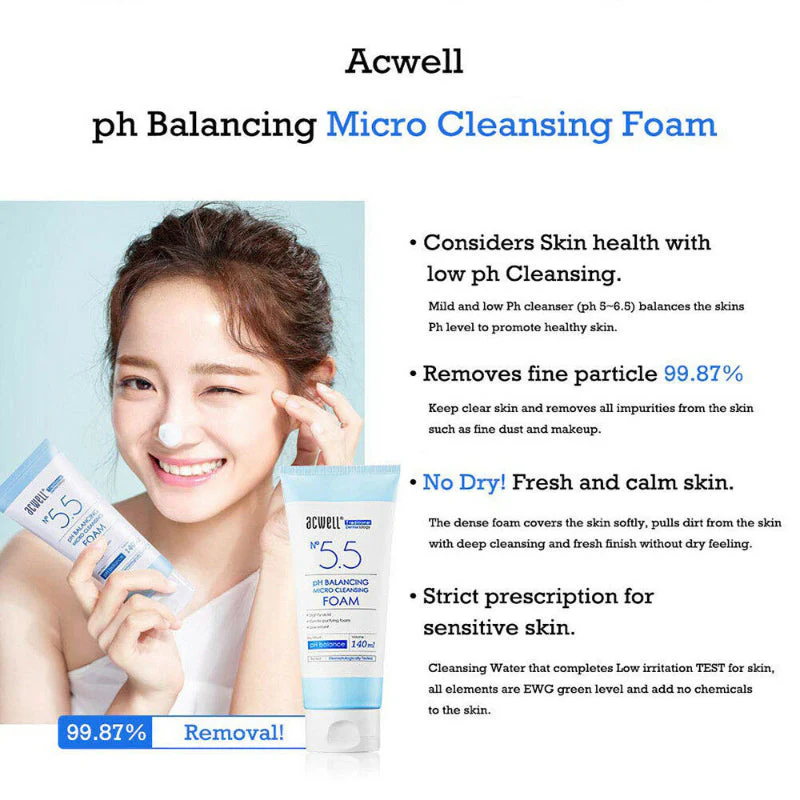 No 5.5 pH Balancing Micro Cleansing Foam - Image 3