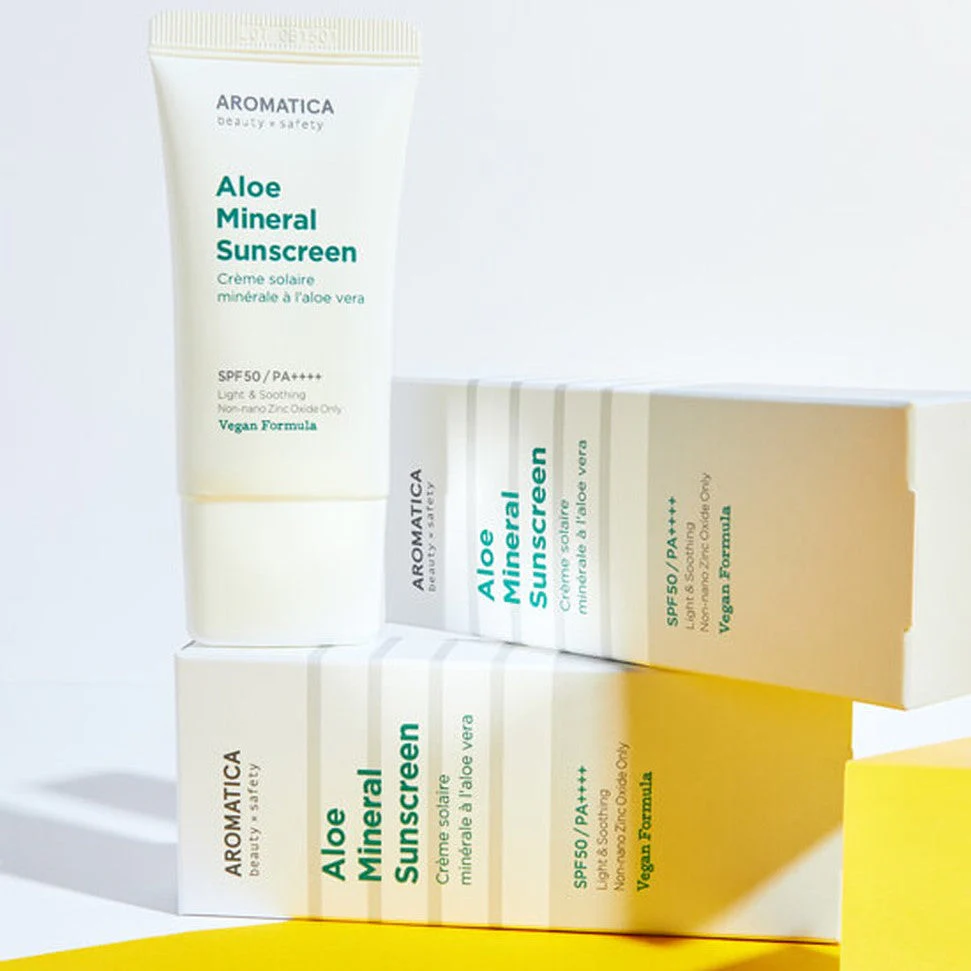 Soothing Aloe Mineral Sunscreen SPF50+/PA++++ - Image 2