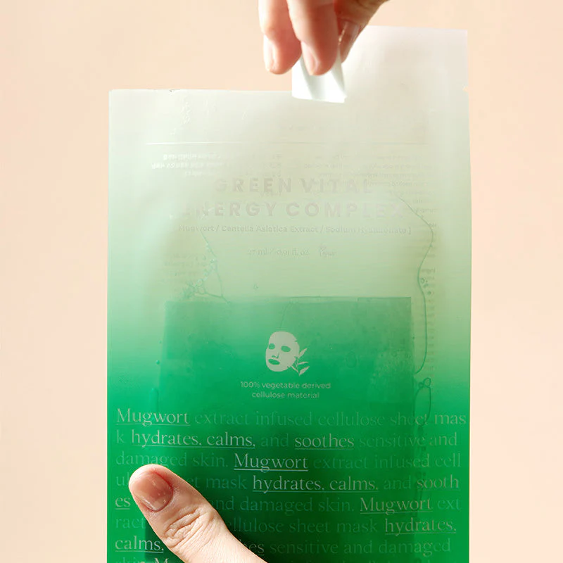 Green Vital Energy Complex Sheet Mask - Image 6