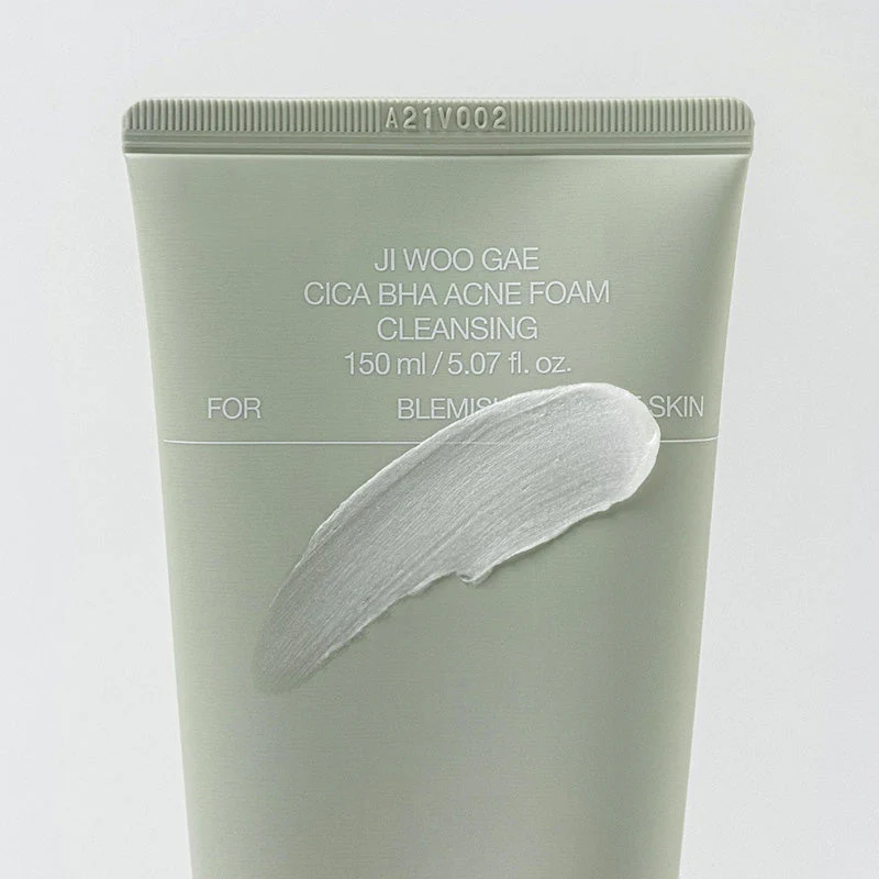 Ji Woo Gae Cica Bha Acne Foam Cleansing - Image 2