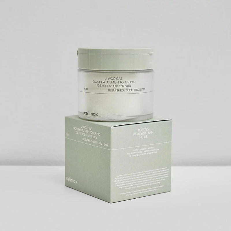 Ji Woo Gae Cica BHA Blemish Toner Pad - Image 10