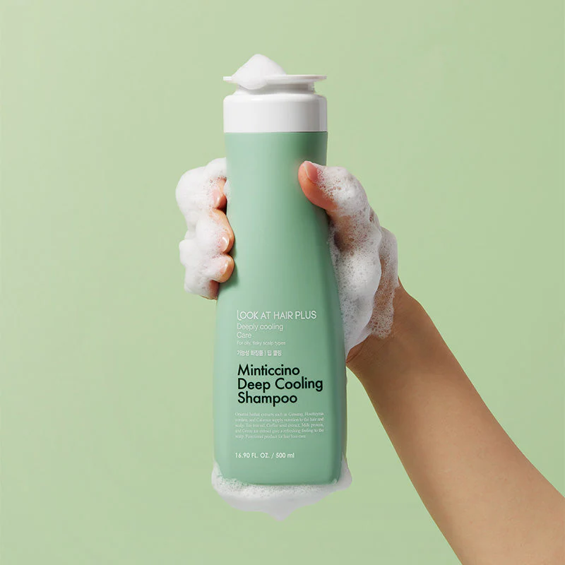 Look At Hair Plus Minticcino Deep Cooling Shampoo - Image 2