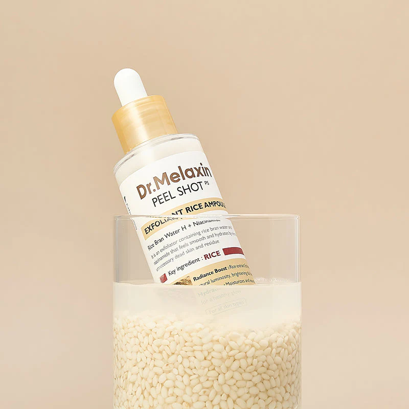 Peel Shot Exfoliant Rice Ampoule - Image 5