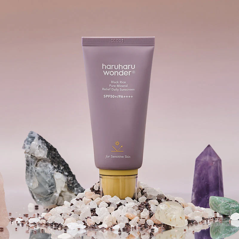 Black Rice Pure Mineral Relief Daily Sunscreen SPF50+ PA++++ - Image 7