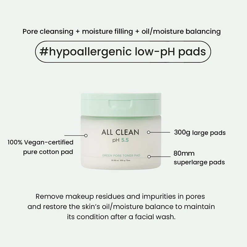 All Clean Green Pore Toner Pad - Image 9