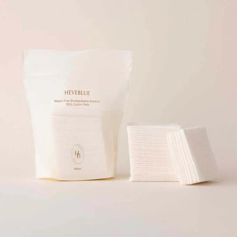 Bleach-Free Biodegradable Stretchy 100% Cotton Pads - Image 2