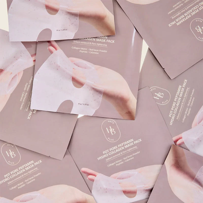 Pot Pore Peptamin Hydro Collagen Mask Pack - Image 9