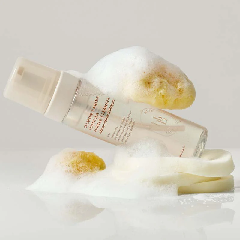 Salmon Caring Centella Bubble Cleanser - Image 2