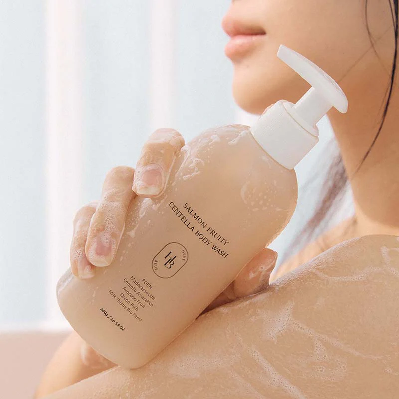 Salmon Fruity Centella Body Wash - Image 4