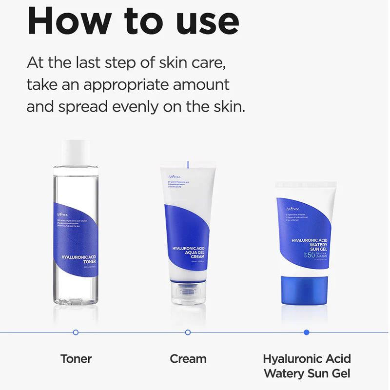 Hyaluronic Acid Watery Sun Gel SPF50+ PA++++ - Image 8