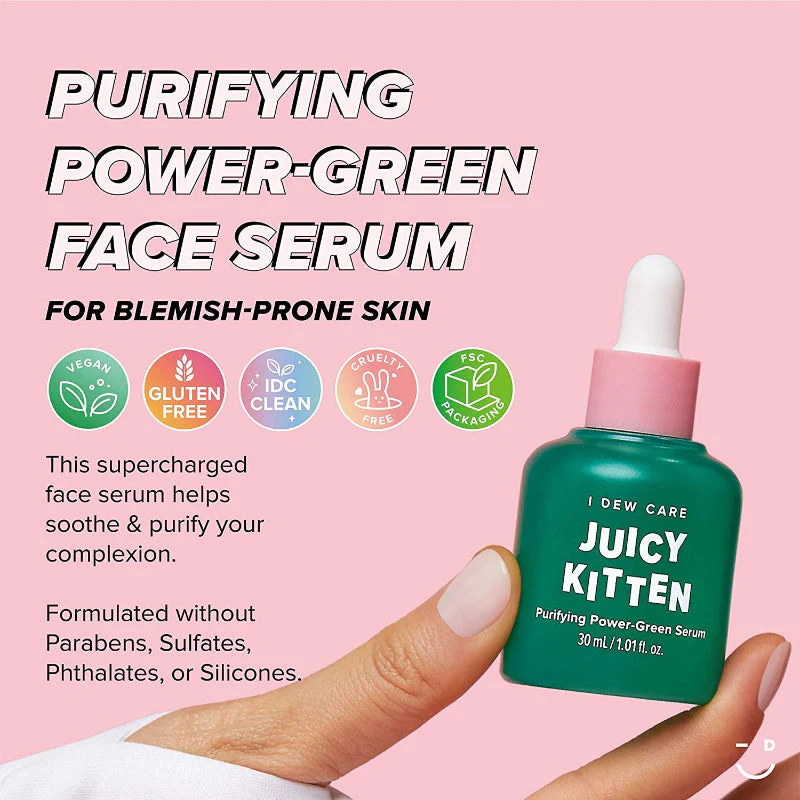 Juicy Kitten Purifying Power-Green Serum - Image 10