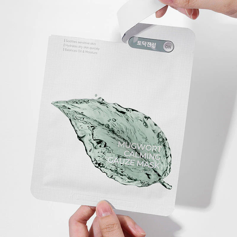 Mugwort Calming Gauze Mask - Image 4