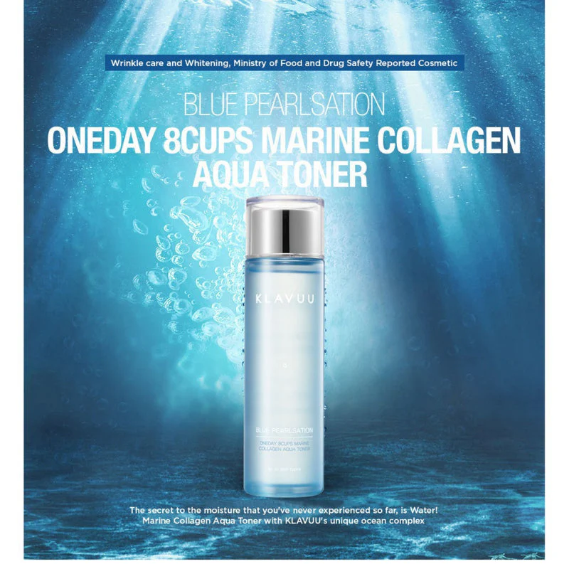 Blue Pearlsation One day 8 cups Marine Collagen Aqua Toner - Image 3