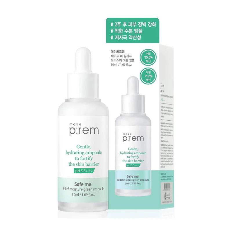 Safe me Relief Moisture Green Ampoule - Image 2