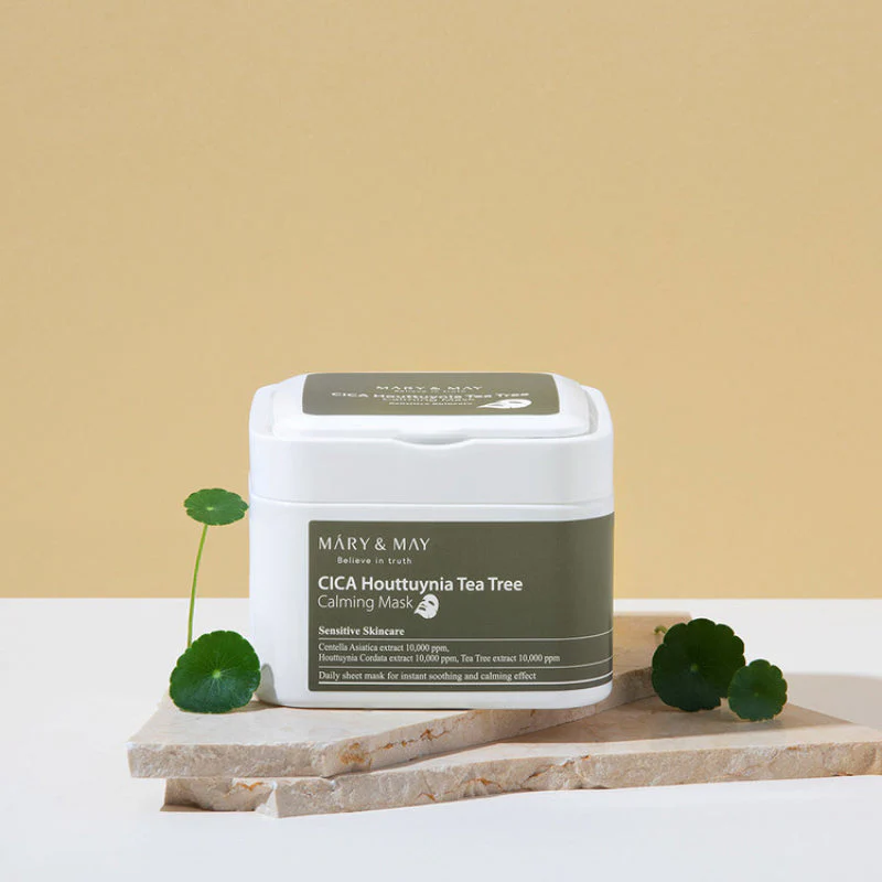CICA Houttuynia Tea Tree Calming Mask - Image 5