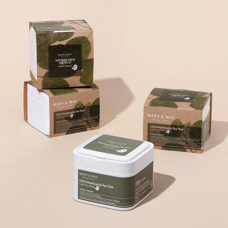 CICA Houttuynia Tea Tree Calming Mask - Image 6
