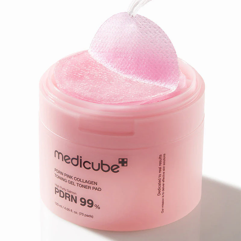 PDRN Pink Collagen Toning Gel Toner Pad - Image 5