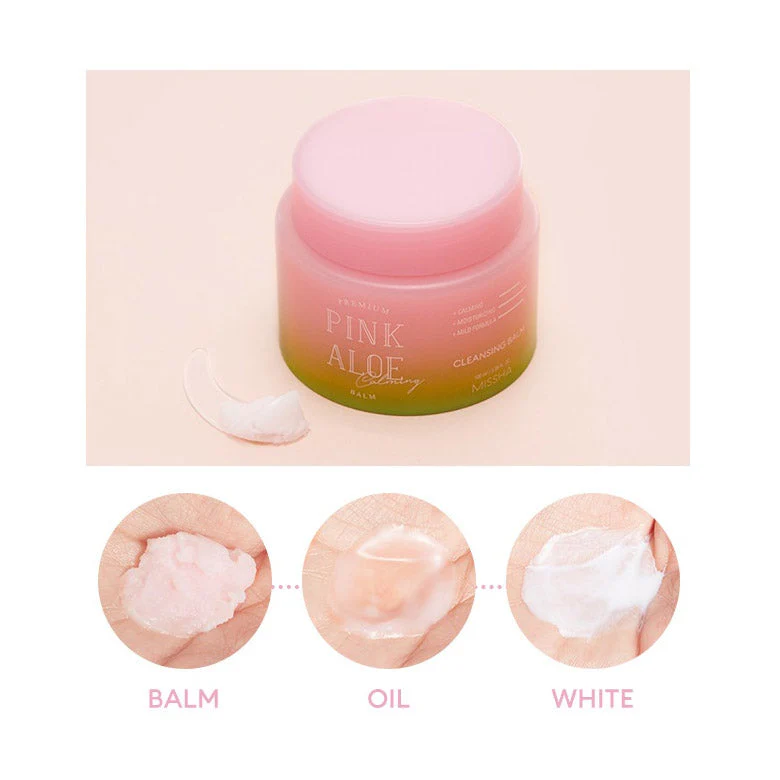 MISSHA Premium Pink Aloe Cleansing Balm - Image 3