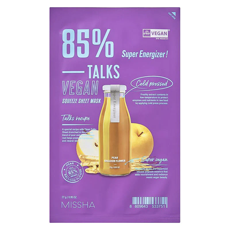 Talks Vegan Squeeze Sheet Mask - Image 12