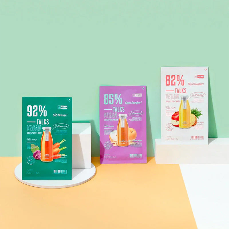 Talks Vegan Squeeze Sheet Mask - Image 3