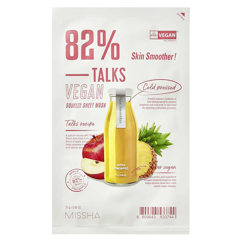 Talks Vegan Squeeze Sheet Mask - Image 9