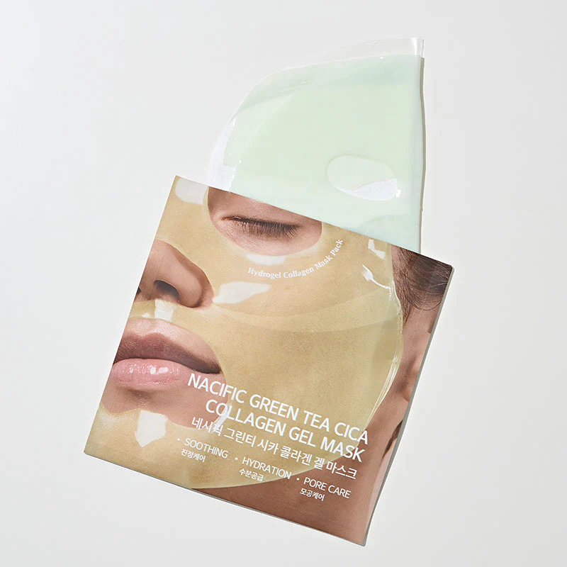 Green Tea Cica Collagen Gel Mask - Image 3