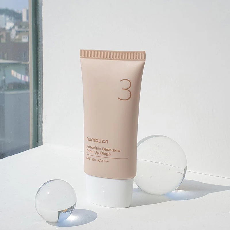 No.3 Porcelain Base-skip Tone Up Beige SPF50+ - Image 6