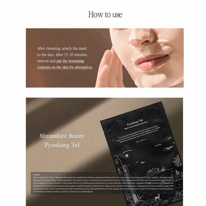 Black Tea Revitalizing Mask Pack - Image 8