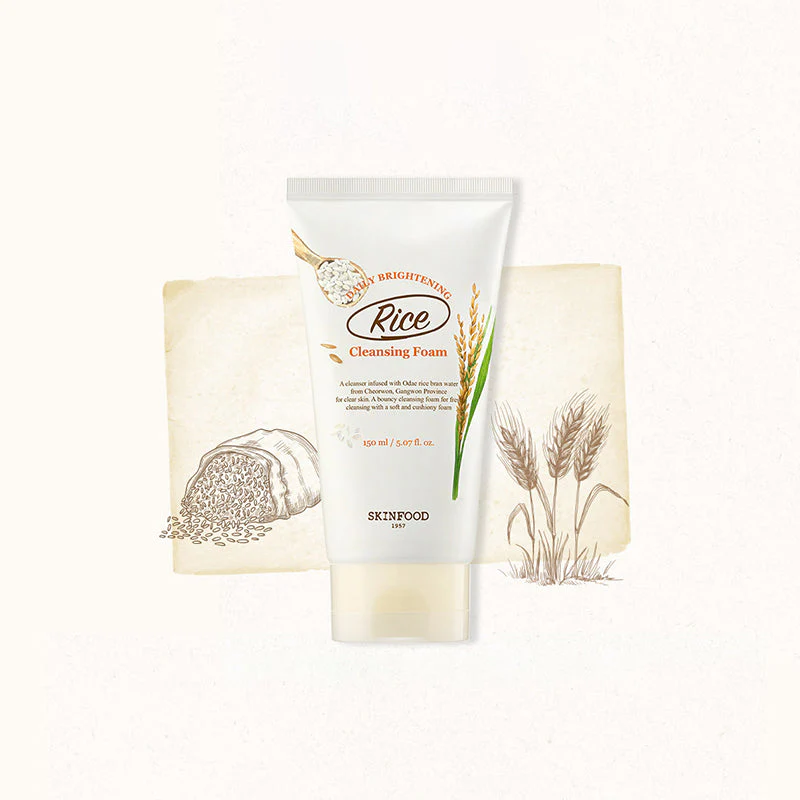Rice Daily Brightening Cleansing Foam - Image 4