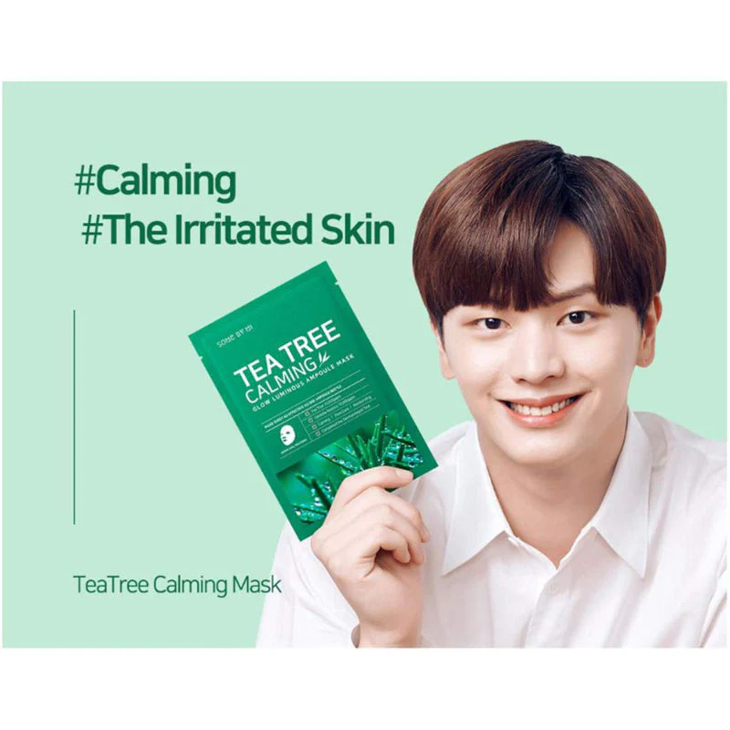 Tea Tree Calming Glow Luminous Ampoule Mask - Image 3