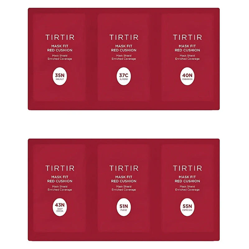 Mask Fit Red Cushion 6 Shade Trial Kit - Image 3